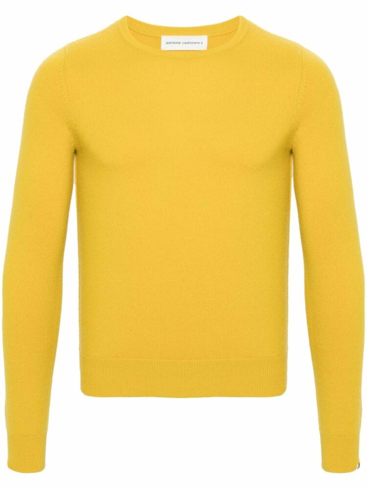 extreme cashmere No 41 slim-cut jumper - Yellow Cover