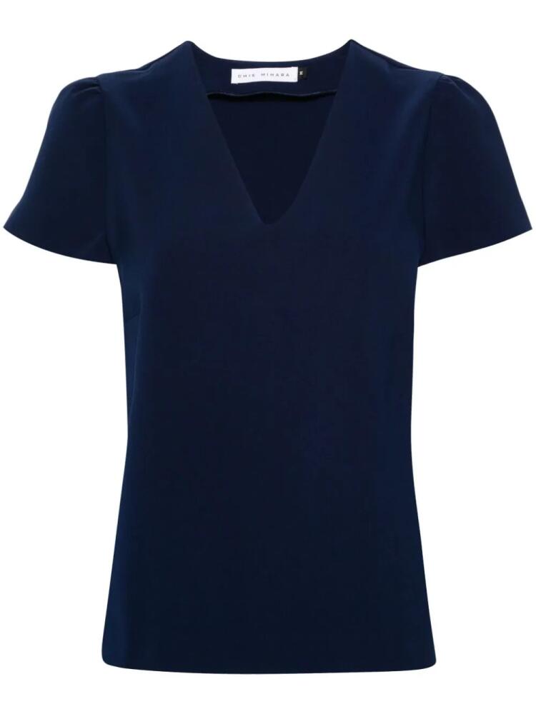 Chie Mihara Londres cap-sleeves T-shirt - Blue Cover