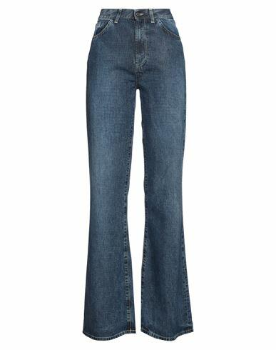 Dondup Woman Jeans Blue Lyocell Cover