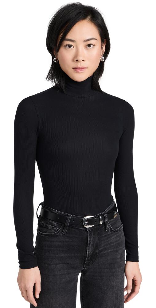 FRAME Rib Turtleneck Noir Cover