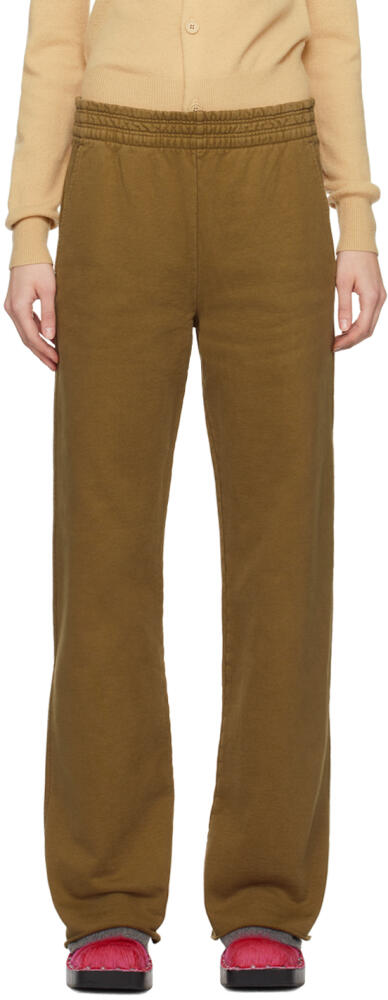 Acne Studios Brown Printed Sweatpants Cover