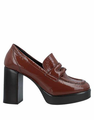 Divine Follie Woman Loafers Brown Soft Leather Cover