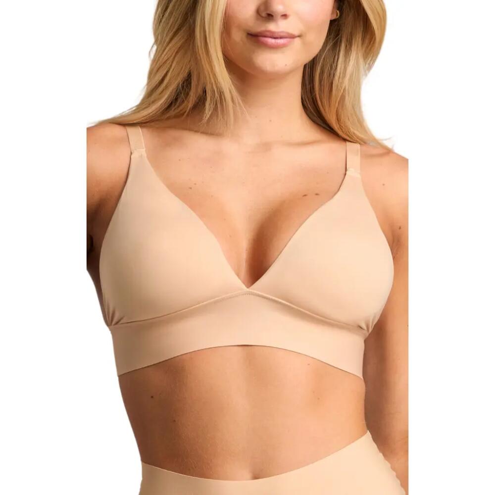 Siella No Show Triangle Bra in Maple Sugar Cover