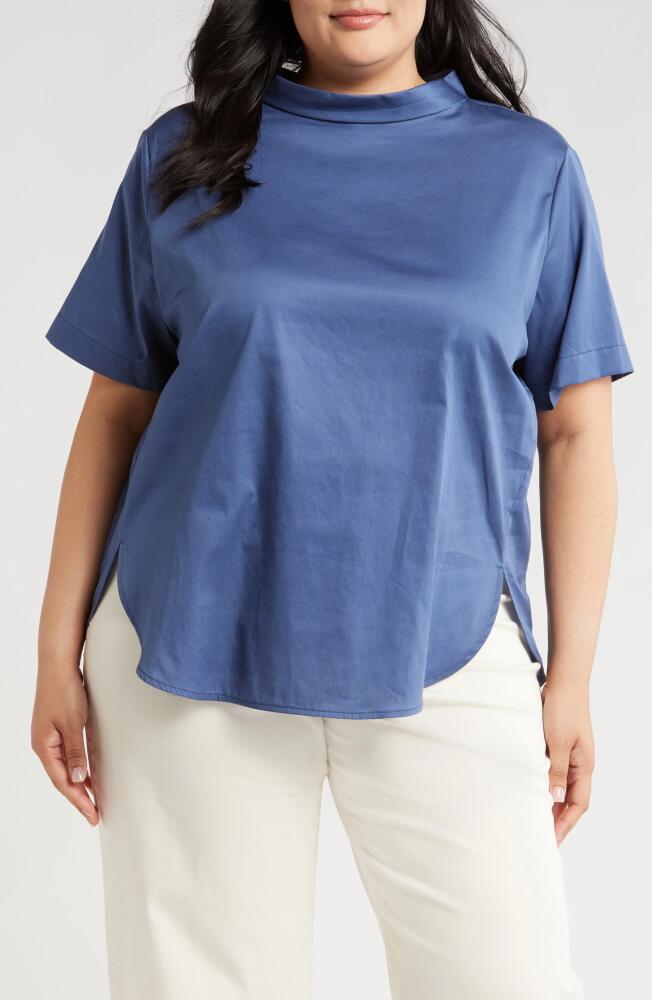 HARSHMAN Ulyana Tie Back Top in Indigo Blue Cover