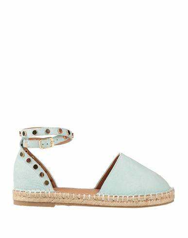 Cafènoir Woman Espadrilles Sky blue Leather Cover