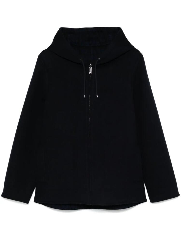 Valentino Garavani zip-up hooded jacket - Blue Cover