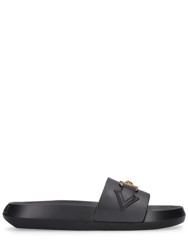 VERSACE Leather Slides Cover