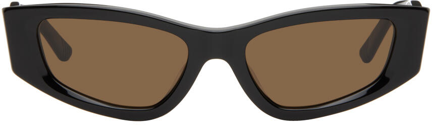 Eckhaus Latta SSENSE Exclusive Black 'The Tilt' Sunglasses Cover