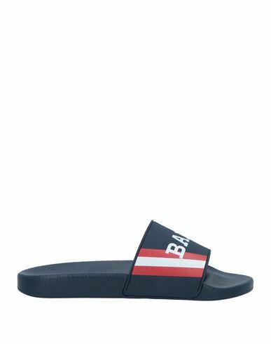 Bally Man Sandals Navy blue Rubber Cover