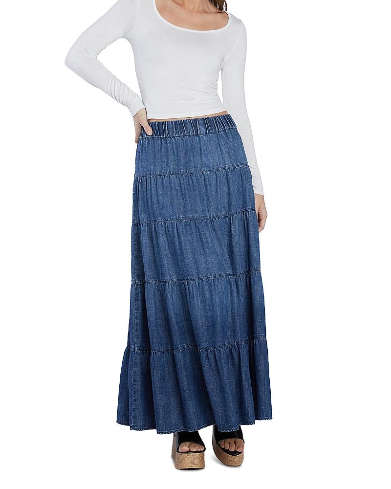 Billy T Willa Tiered Maxi Skirt Cover