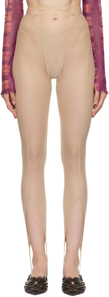 KNWLS Beige Celest Leggings Cover