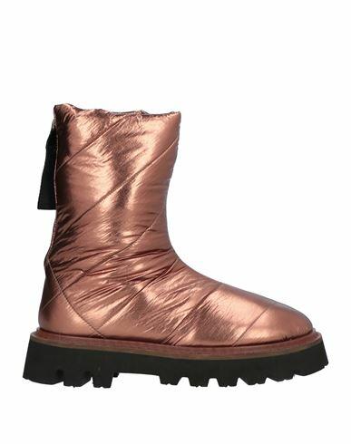 Poesie Veneziane Woman Ankle boots Copper Textile fibers Cover