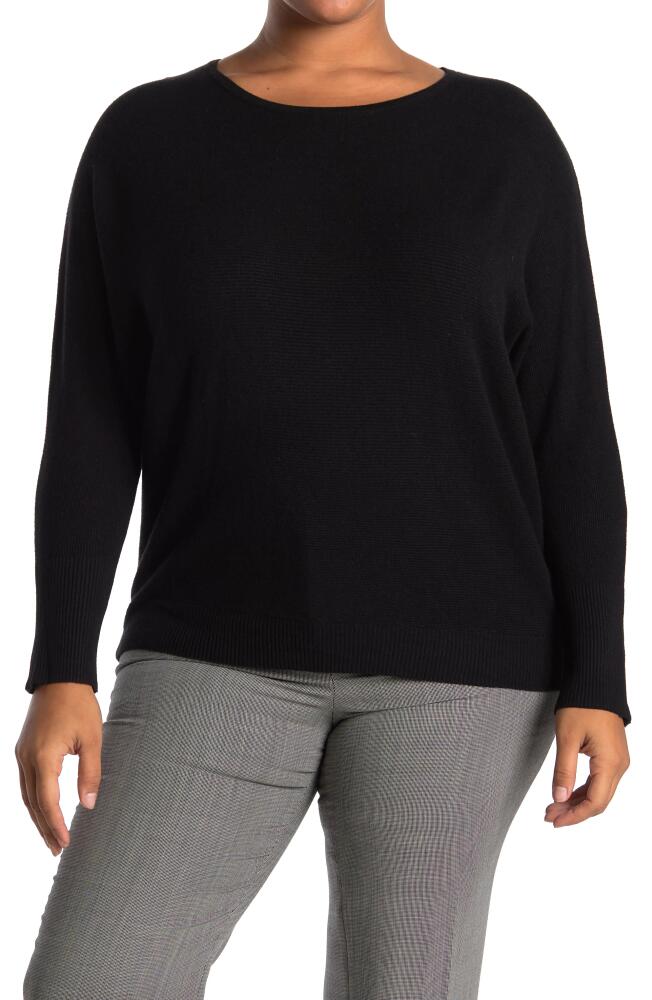 T Tahari Dolman Sleeve Thermal Sweater in Black Cover