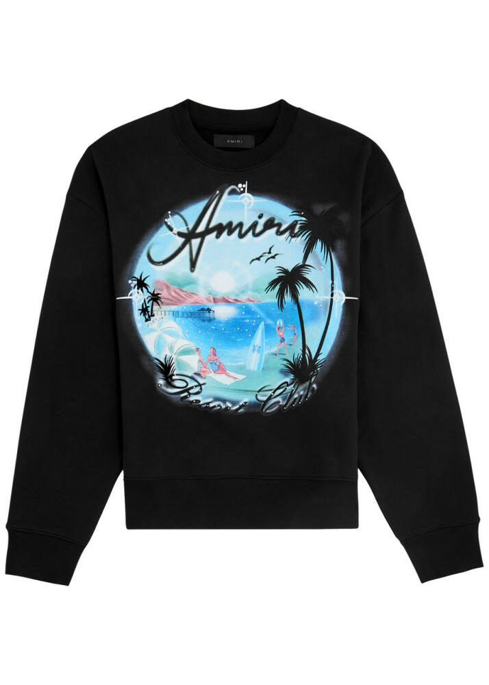 Amiri Paradise Printed Cotton Sweatshirt - Black Cover