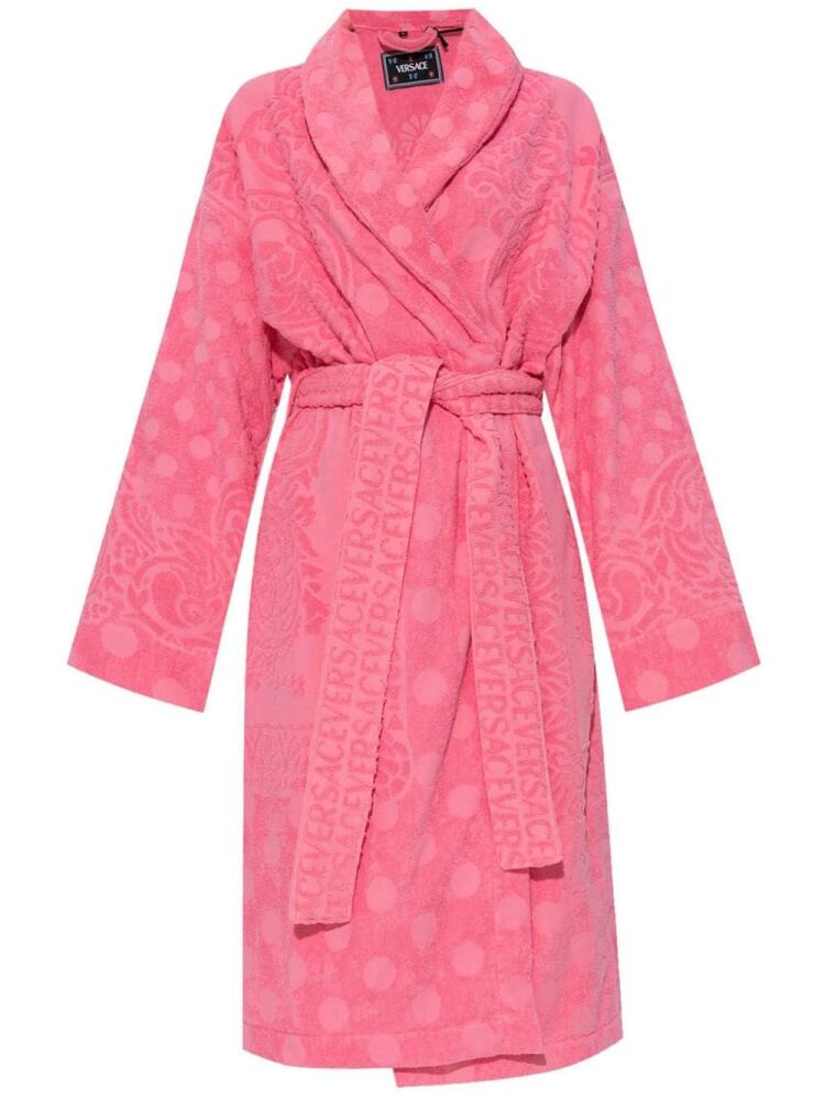 Versace La Vacanza cotton robe - Pink Cover