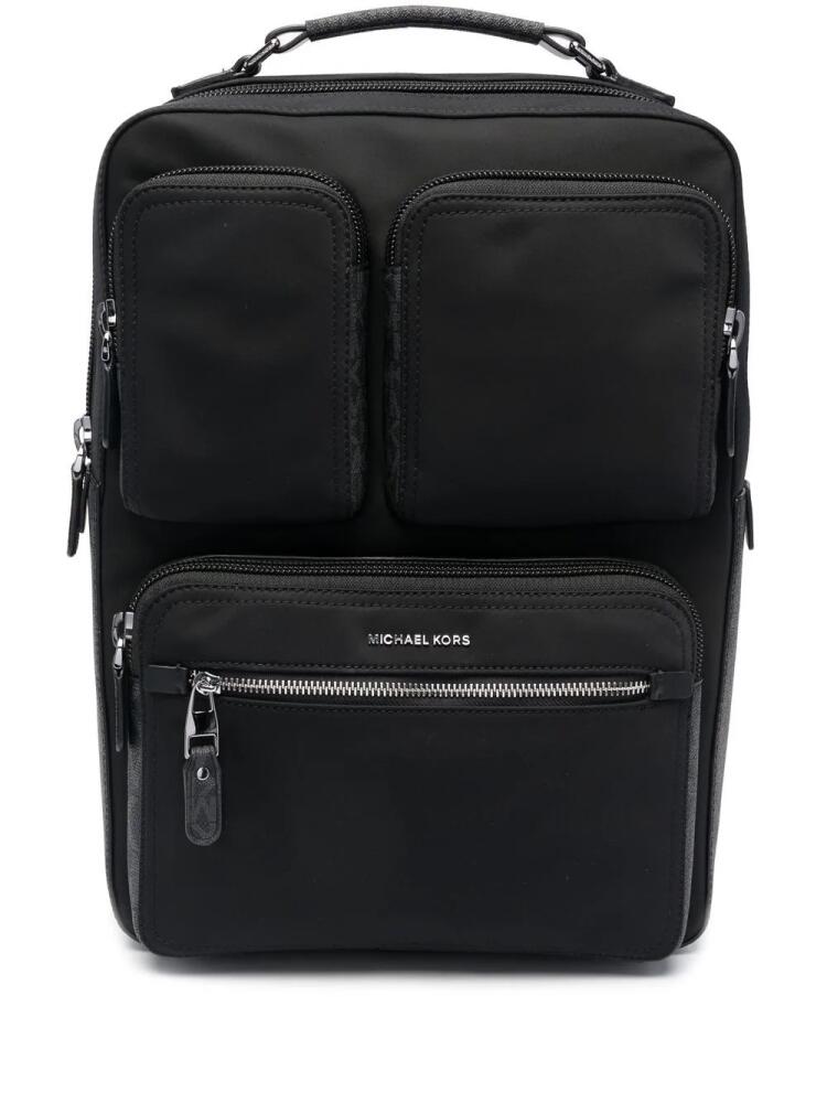 Michael Michael Kors Brooklyn cargo-pocket backpack - Black Cover