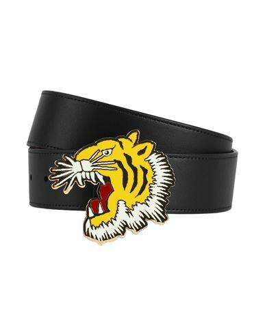 Kenzo Woman Belt Black Bovine leather Cover