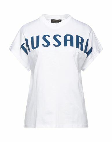 Trussardi Woman T-shirt White Cotton Cover