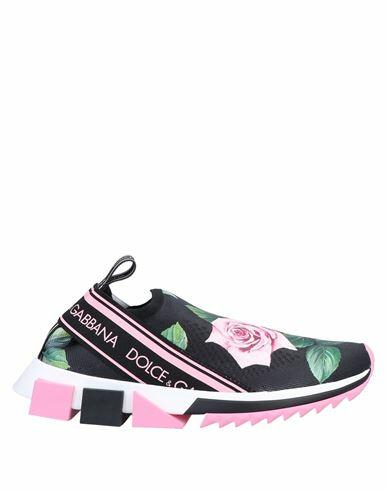 Dolce & gabbana Woman Sneakers Black Textile fibers Cover