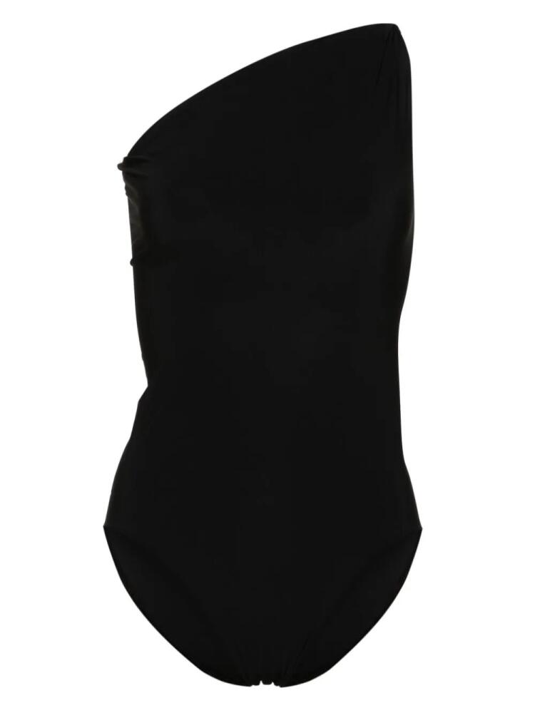 Rick Owens Twist Bather one-shoulder swimsuit - Black Cover