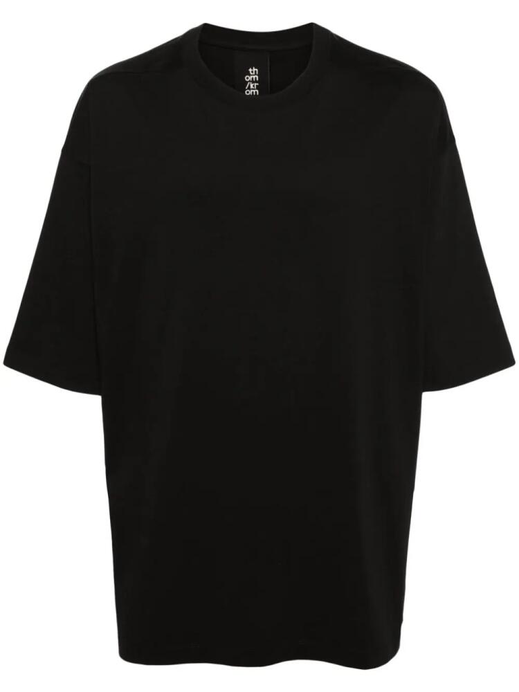 Thom Krom round-neck cotton T-shirt - Black Cover