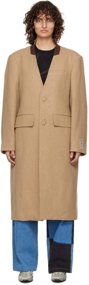 ADER error Beige Nufe Coat Cover