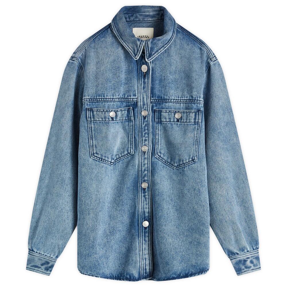 Isabel Marant Women's Talbot Denim Shirt in Light Blue Cover