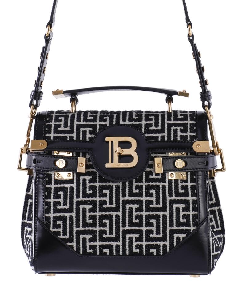 Balmain BBuzz 23 Monogram Jacquard Satchel Cover