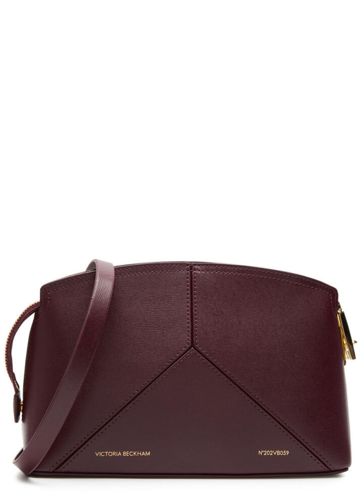 Victoria Beckham Small Classic Leather Clutch - Burgundy Cover