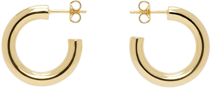 LEMAIRE Gold Small Classic Hoop Earrings Cover