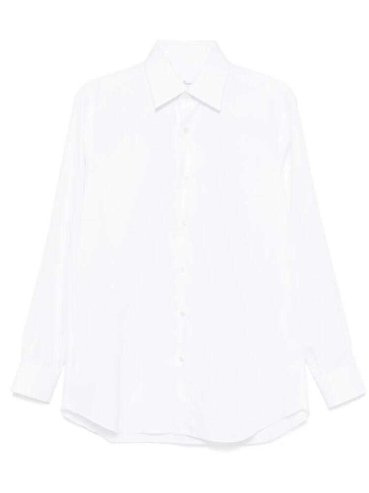 Brioni poplin shirt - White Cover