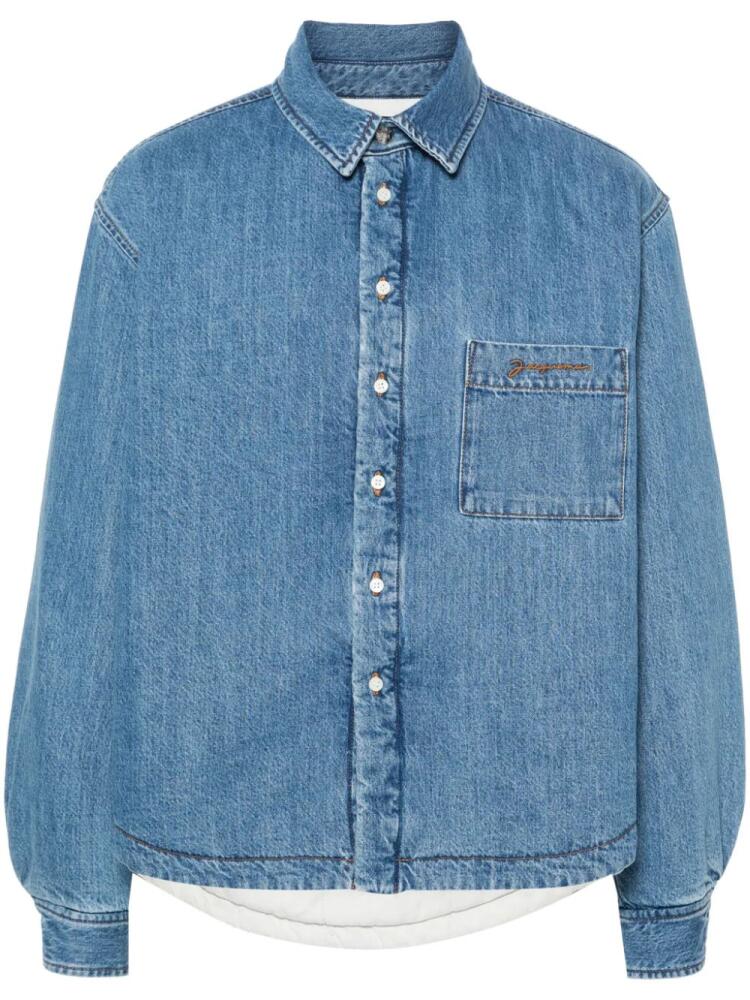 Jacquemus La Chemise Boulanger denim shirt jacket - Blue Cover