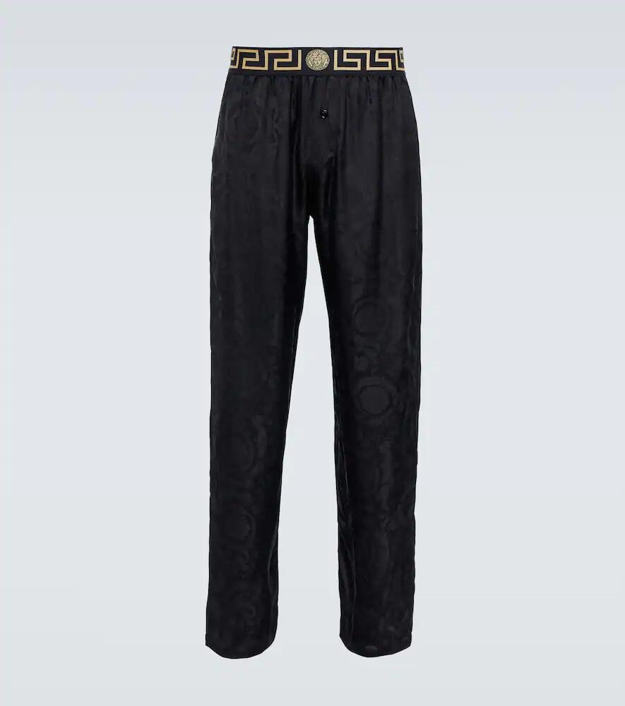 Versace Barocco silk twill pajama bottoms Cover