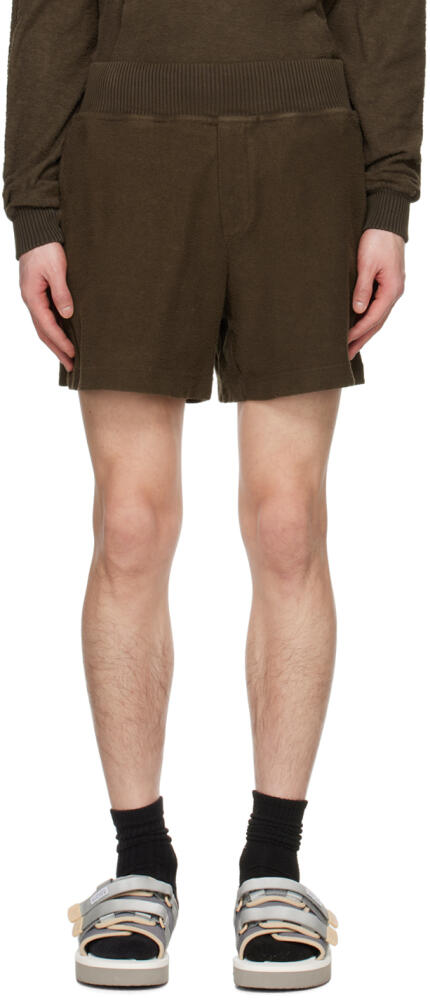 RANRA Khaki Mock-Fly Shorts Cover