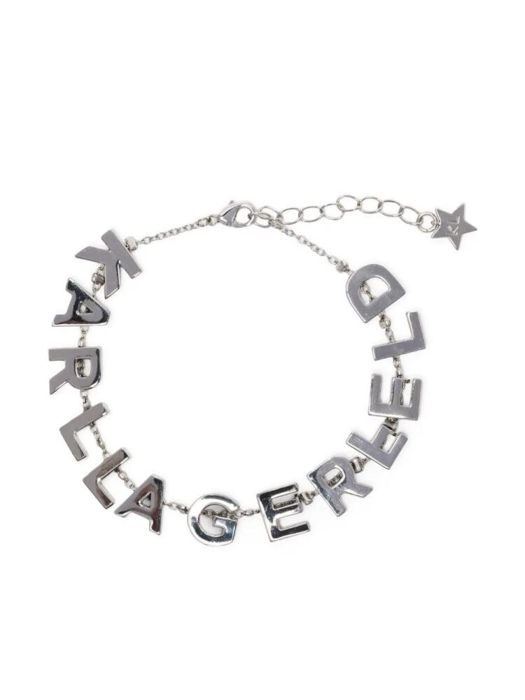 Karl Lagerfeld K/Karl logo bracelet - Silver Cover