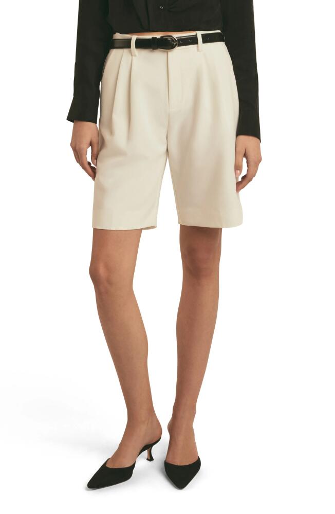 Favorite Daughter The Low Favorite Bermuda Shorts in Ivory Cover