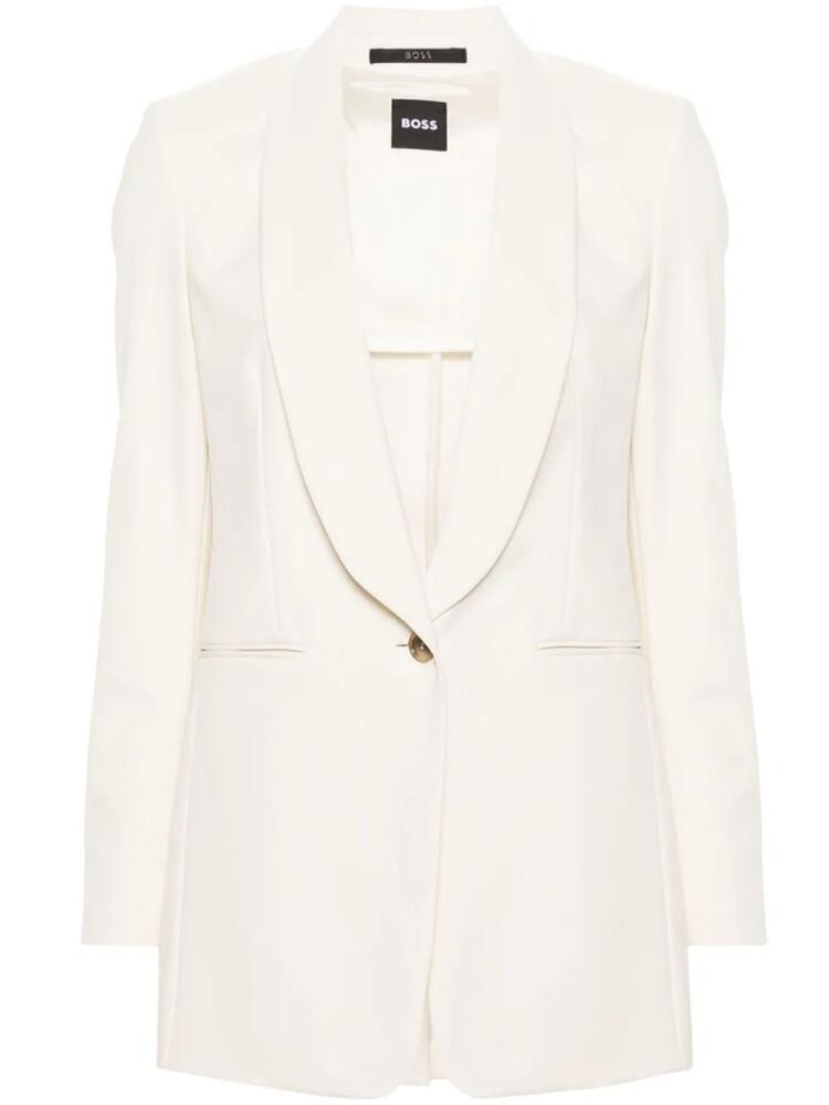 BOSS single-breasted blazer - Neutrals Cover