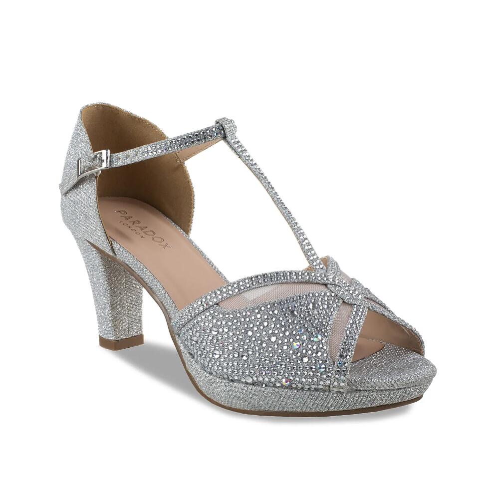 Paradox London Wide Width Nora Pump | Women's | Silver Metallic Cover