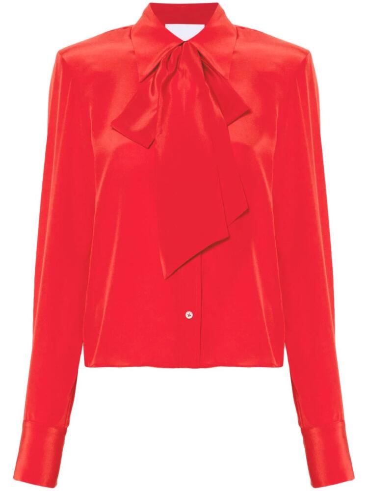 Erika Cavallini silk shirt - Red Cover