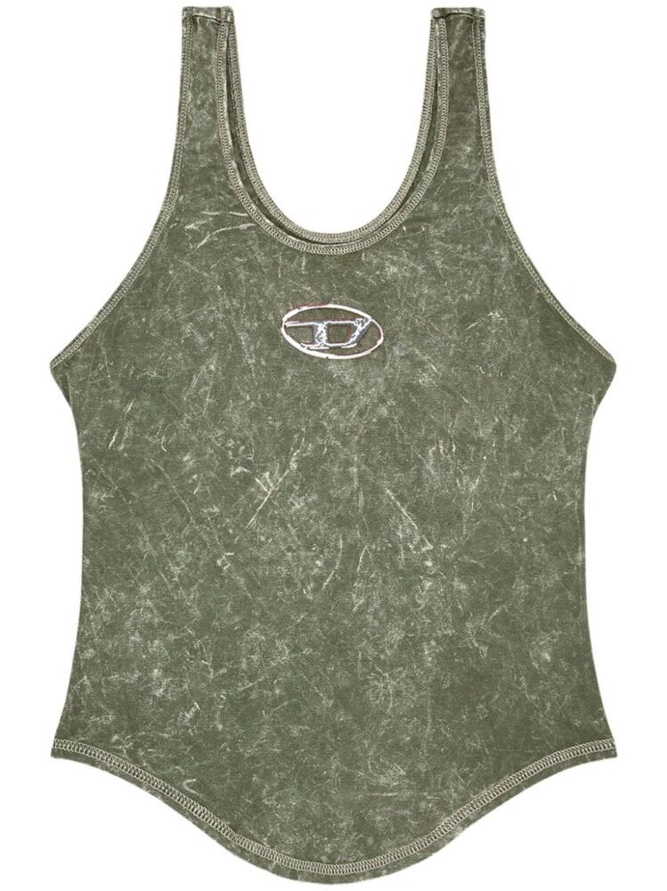 Diesel T-Avena denim tank top - Green Cover