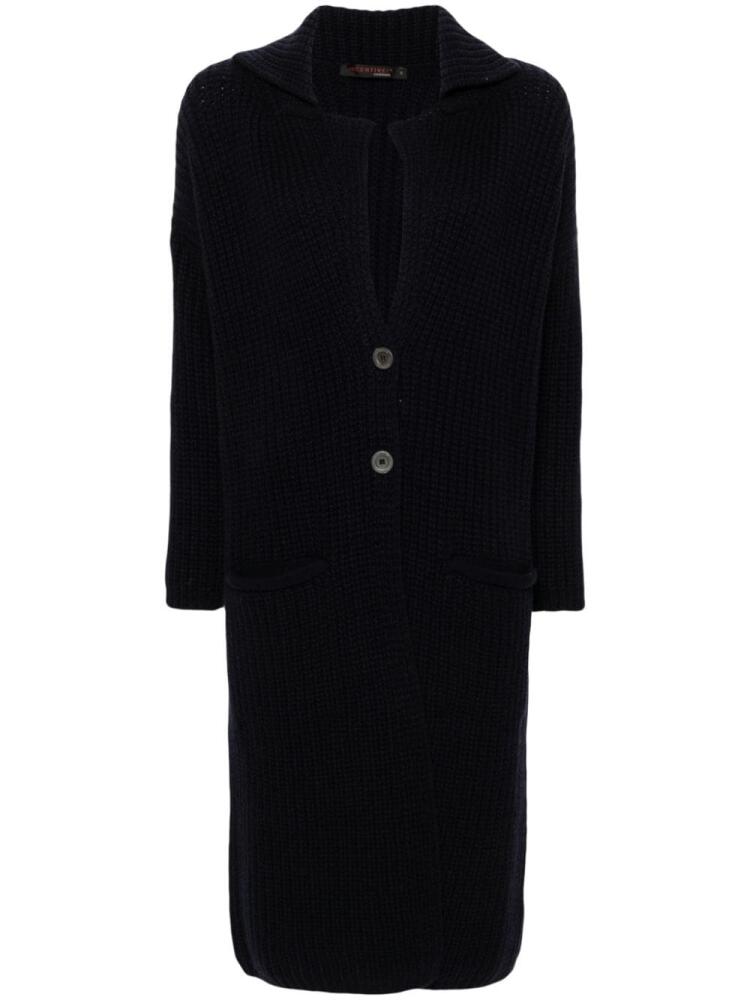 Incentive! Cashmere cashmere cardi-coat - Blue Cover