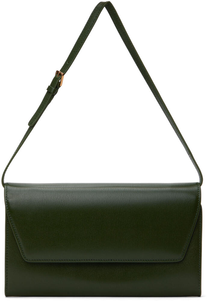 The Row Green Evening Clutch Cover