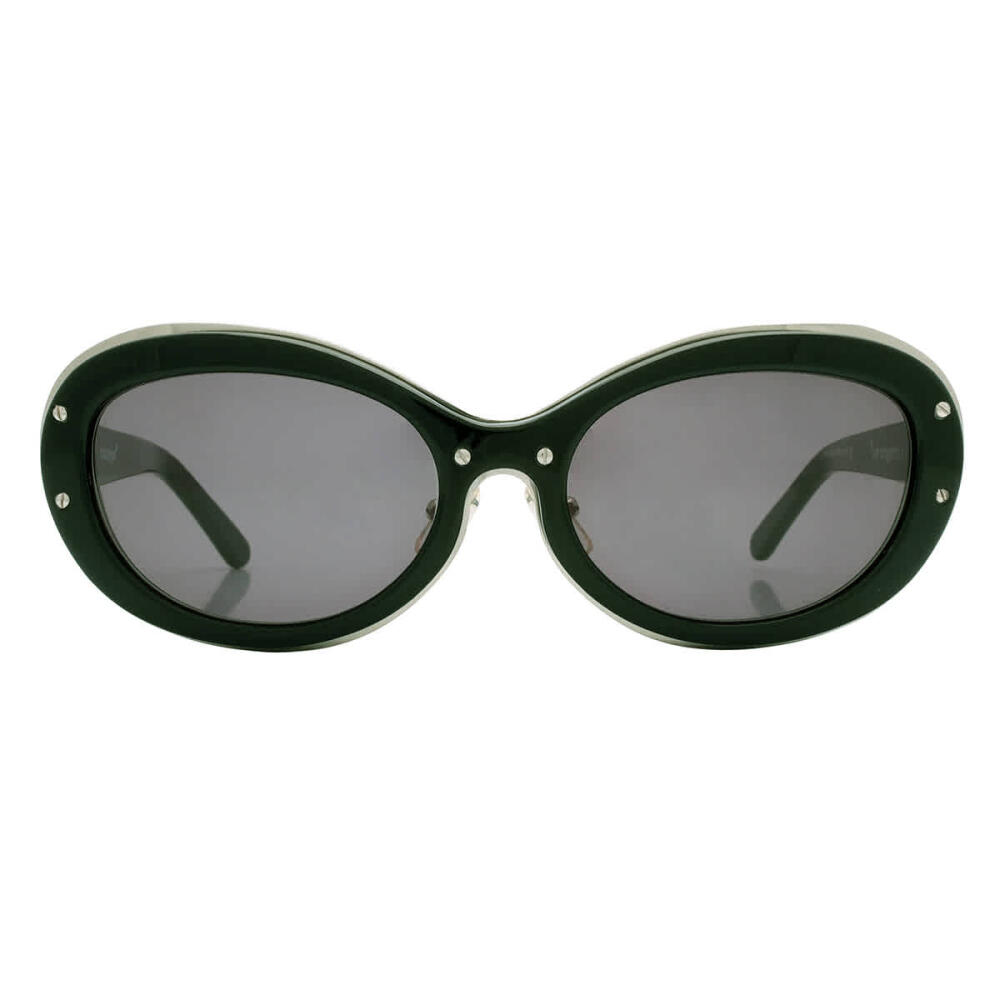 Yohji Yamamoto Grey Oval Unisex Sunglasses Cover