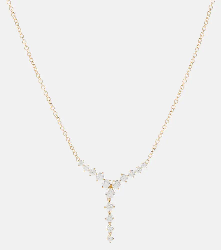 Melissa Kaye Aria Cascade Mini 18kt gold necklace with diamonds Cover