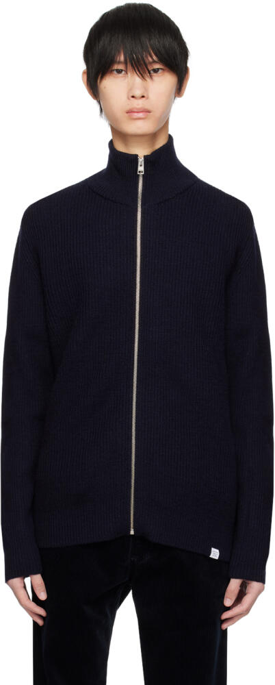 NORSE PROJECTS Navy Hagen Sweater Cover