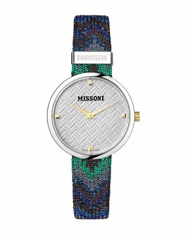 Missoni Missoni M1 Leather Watch Woman Wrist watch Silver Stainless Steel Cover