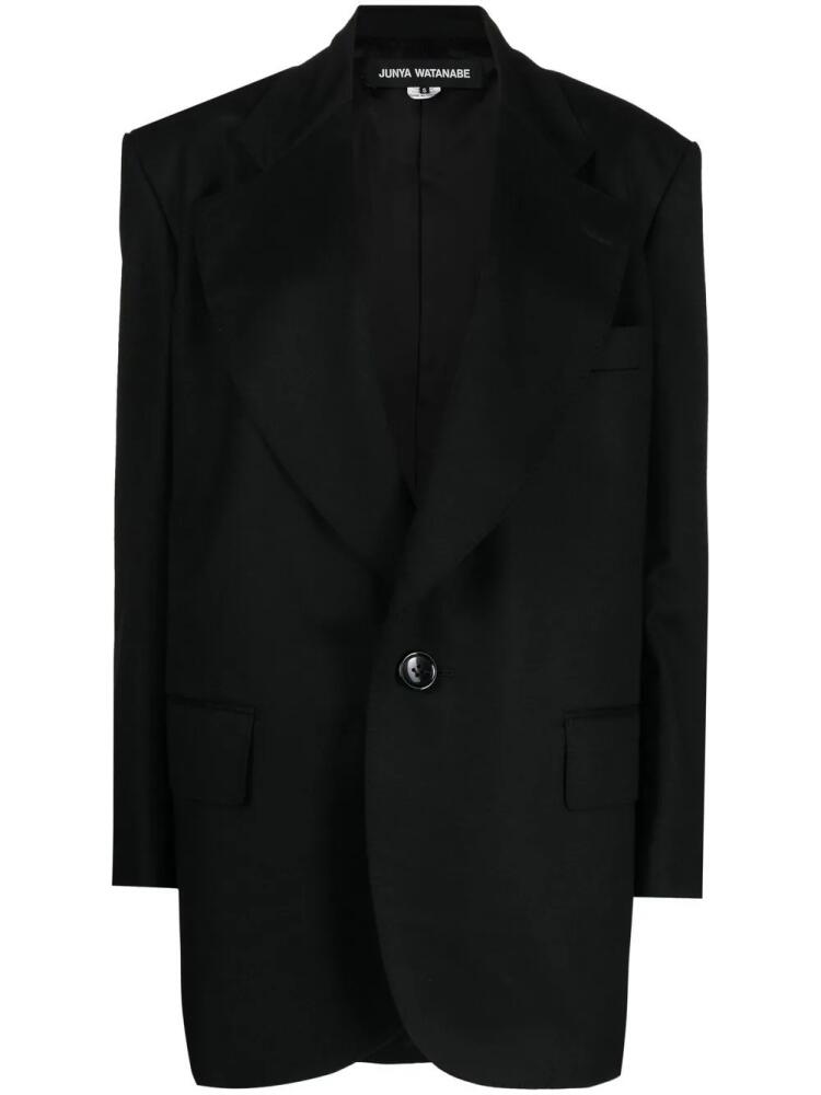 Junya Watanabe single-breasted wool blazer - Black Cover