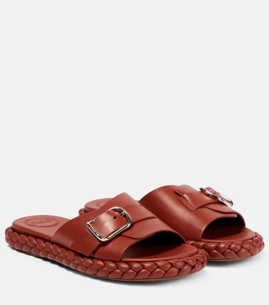 Chloé Pip leather slides Cover