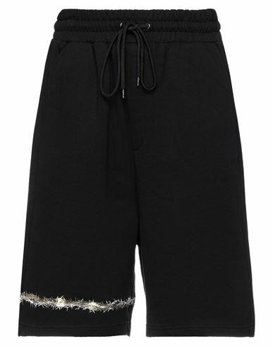 Ihs Man Shorts & Bermuda Shorts Black Cotton Cover