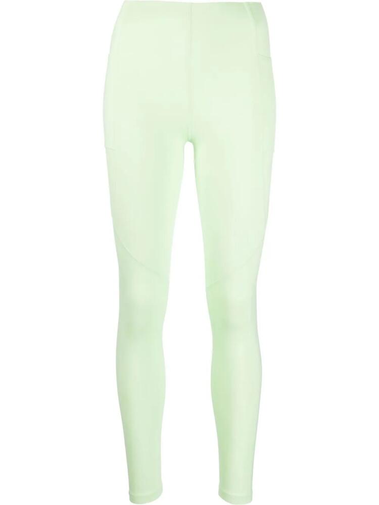 Y-3 panelled logo leggings - Green Cover